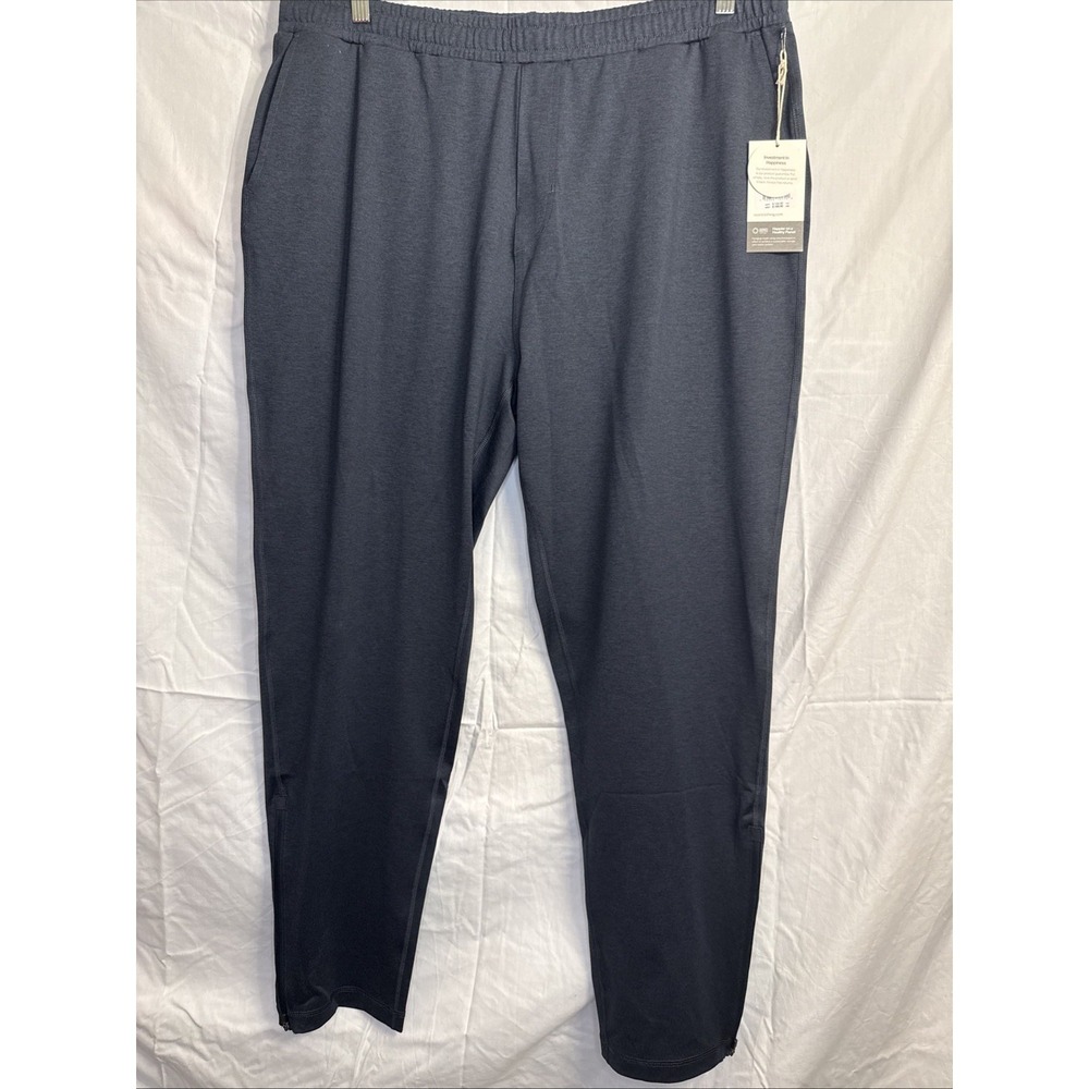 NWT Vuori Men's Sunday Performance Track Pant Ink Heather  XXL